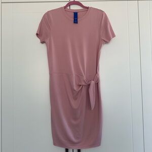 Kit & Ace tie brushed dress